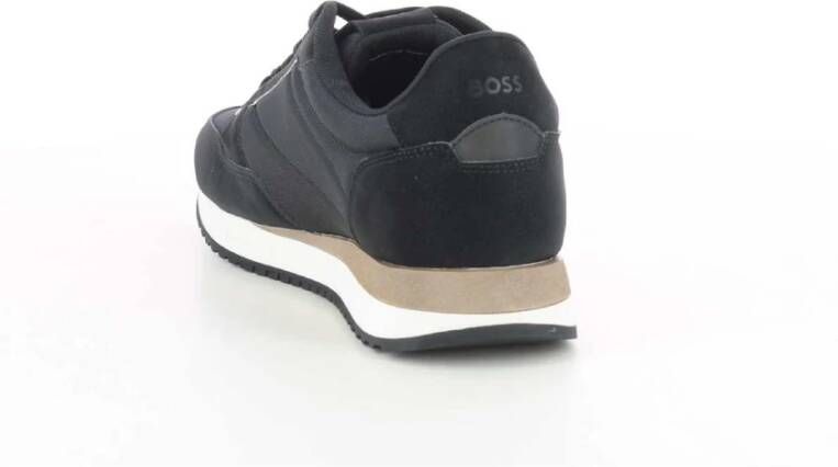 Hugo Boss Heren Zwart KAI Runn Sneakers Black Heren