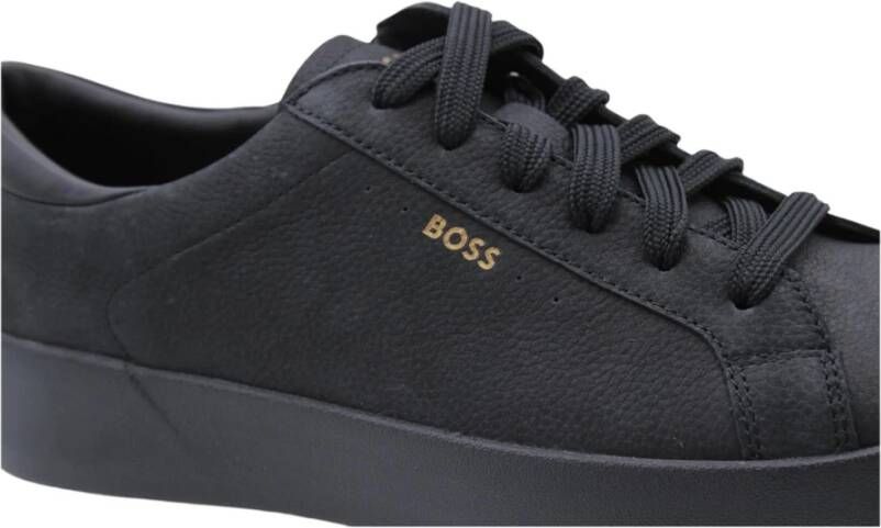 Hugo Boss Hoogstraat Sneakers voor Mannen Black Heren