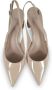 Hugo Boss Ines Sling Blokhak Pumps Beige Dames - Thumbnail 3