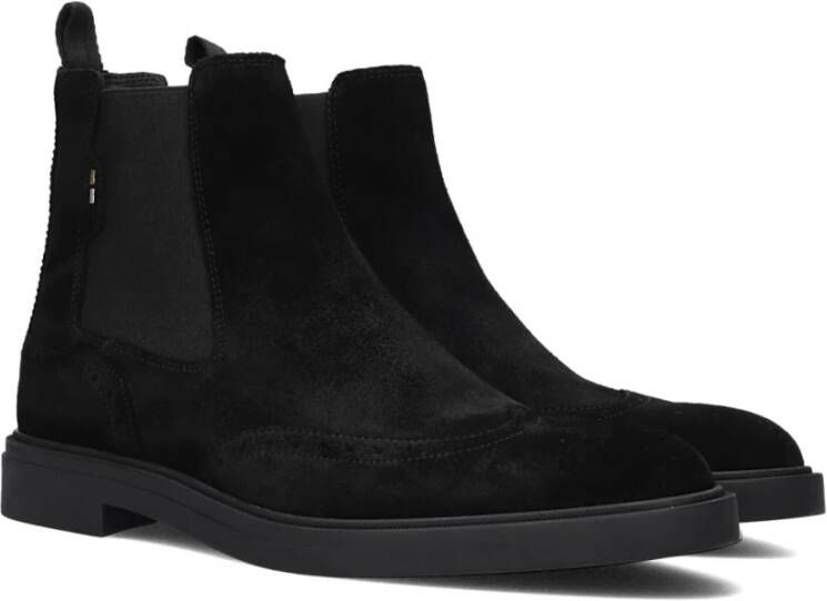 Hugo Boss Klassieke Chelsea Boots Calev_cheb Black Heren