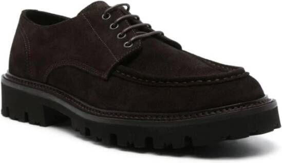 Hugo Boss Klassieke Suede Derby Schoenen Brown Heren