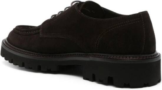 Hugo Boss Klassieke Suede Derby Schoenen Brown Heren