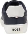 Hugo Boss Lage Leren Sneakers Blue Heren