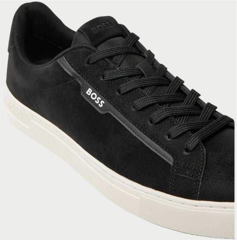 Hugo Boss Lage Rhys sneakers ronde neus Black Heren