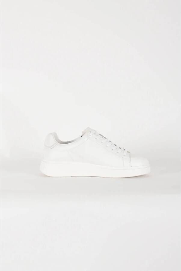 Hugo Boss Lichtgewicht technische stof sneakers White Heren