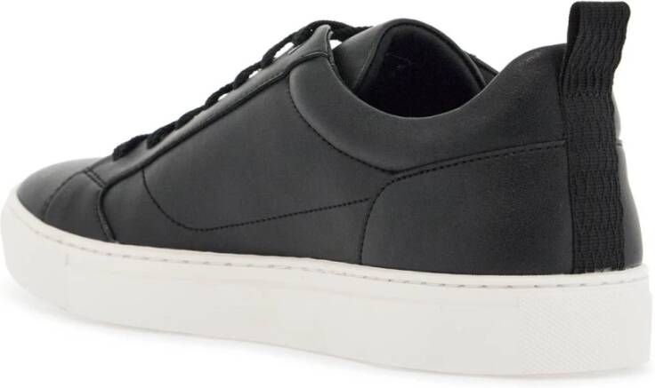 Hugo Boss Minimalistische sneakers met rode logo Black Heren