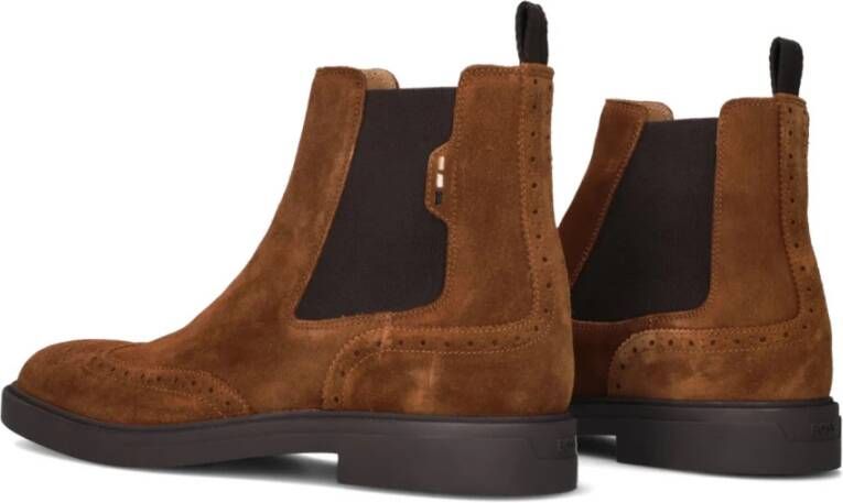 Hugo Boss Moderne Chelsea Boots Calev_cheb Brown Heren