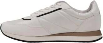 Hugo Boss Moderne polyester sneaker collectie White Heren