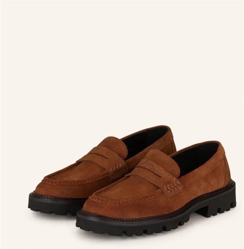 Hugo Boss Stijlvolle herenschoenen Brown Heren