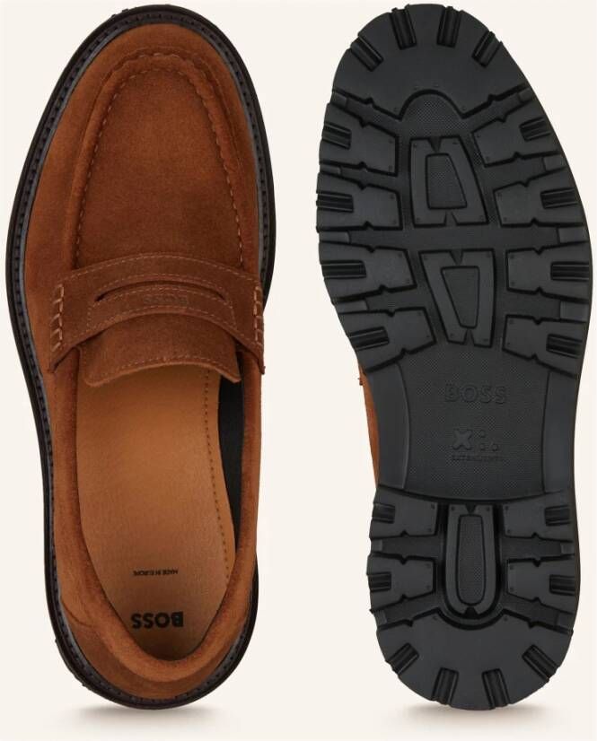 Hugo Boss Stijlvolle herenschoenen Brown Heren