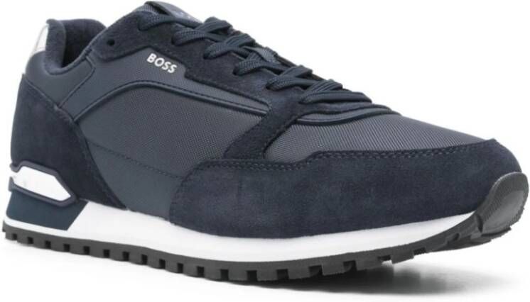 Hugo Boss Stijlvolle Parkour Sneakers Black Heren