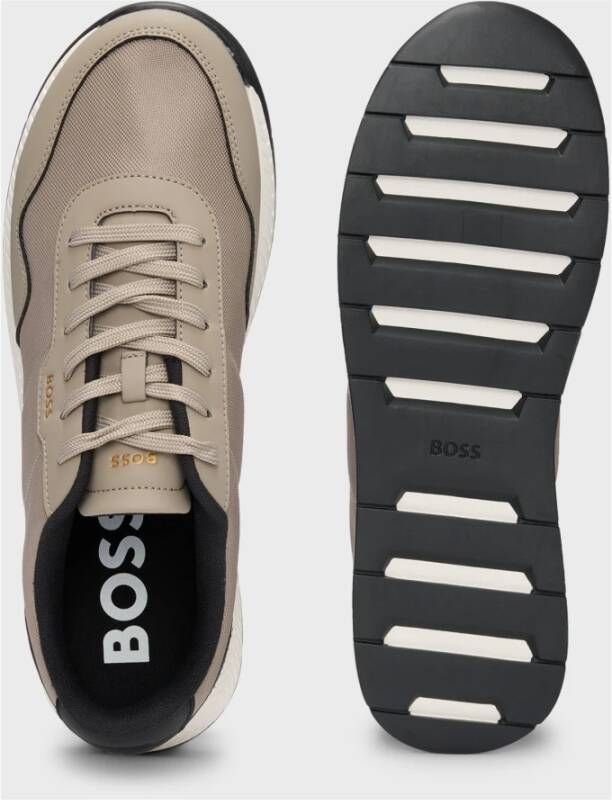 Hugo Boss Stijlvolle Schoenen voor Mannen Beige Heren