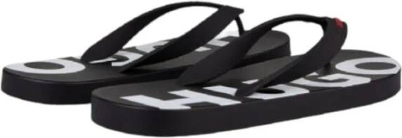 Hugo Boss Stijlvolle Slippers voor de Zomer Black Heren