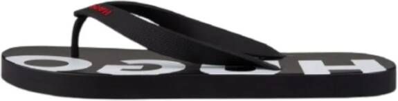 Hugo Boss Stijlvolle Slippers voor de Zomer Black Heren