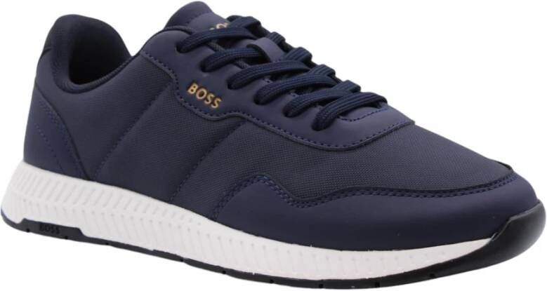 Hugo Boss Stijlvolle Sneaker Beukenlaan Blue Heren