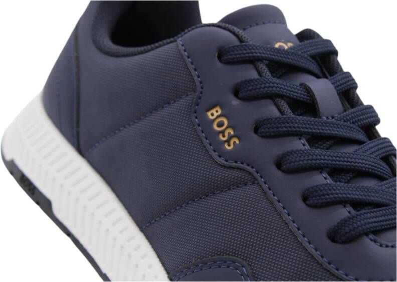 Hugo Boss Stijlvolle Sneaker Beukenlaan Blue Heren