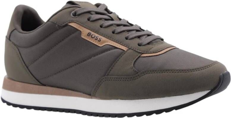 Hugo Boss Straat Sneaker Green Heren