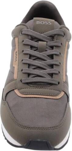 Hugo Boss Straat Sneaker Green Heren