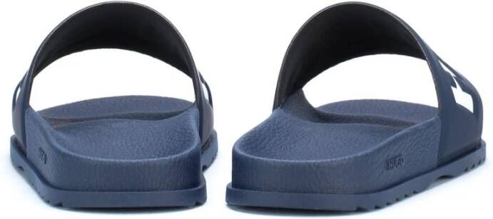 Hugo Boss Teenslippers Sliders Blauw Heren