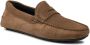 Hugo Boss Tijdloze Suede Penny Loafer Brown Heren - Thumbnail 2