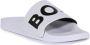 Hugo Boss Band Teenslippers Collectie Lente Zomer White Heren - Thumbnail 8