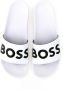 Hugo Boss Band Teenslippers Collectie Lente Zomer White Heren - Thumbnail 19