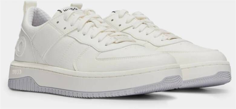 Hugo Boss Witte Kilian Sneakers met Lage Top Wit Heren