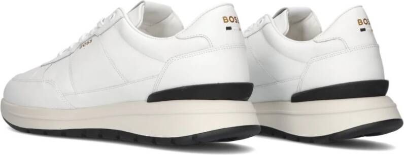 Hugo Boss Leren lage sneakers Black Heren