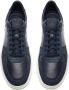 Hugo Boss Witte Leren Sneakers Trendy Design Blue Heren - Thumbnail 4