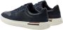 Hugo Boss Witte Leren Sneakers Trendy Design Blue Heren - Thumbnail 5