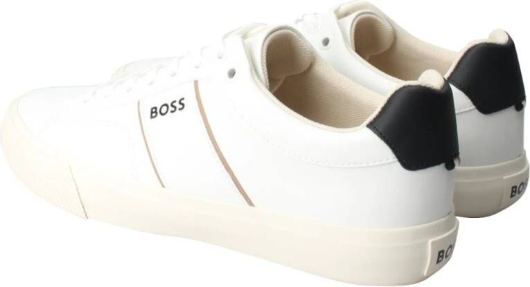 Hugo Boss Witte Sneakers Aiden Tenn Flpp White Heren