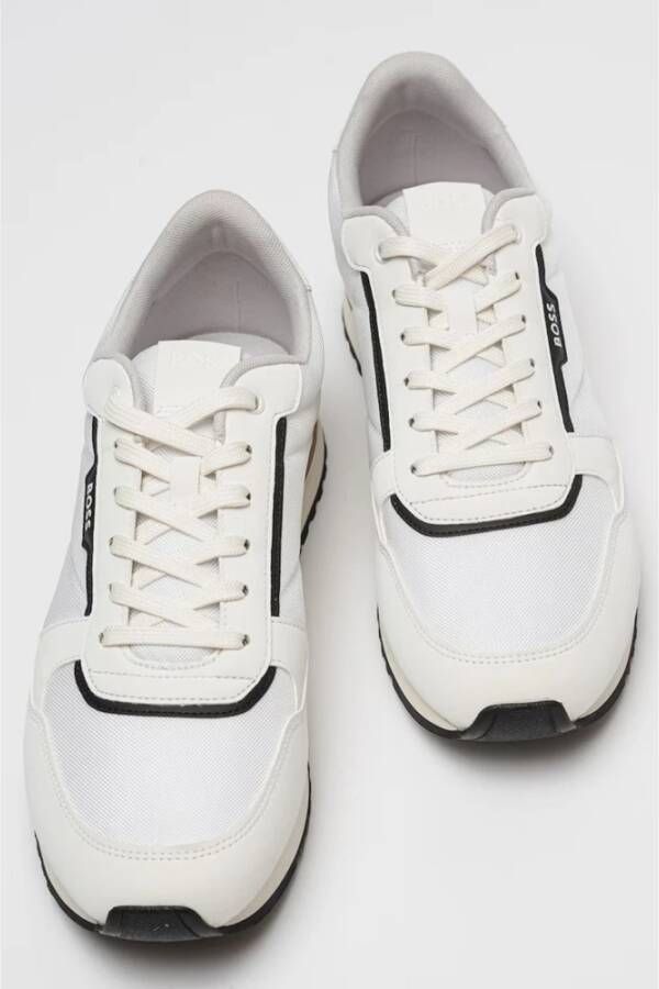 Hugo Boss Witte Sneakers Kai Model White Heren