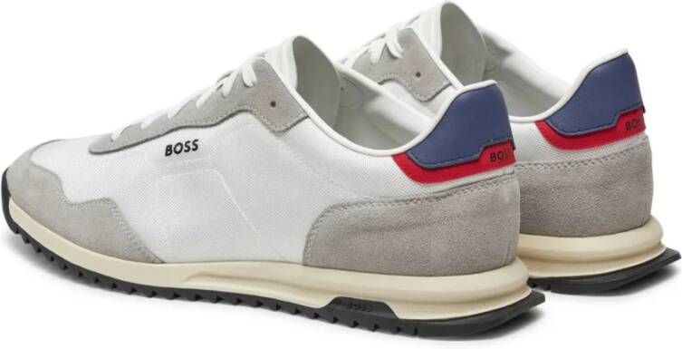 Hugo Boss Zayn Lowp Leren Textiel Sneakers Multicolor Heren