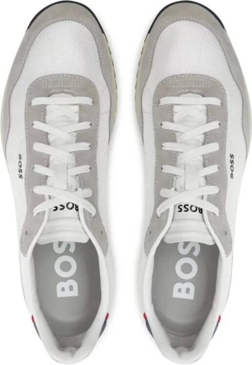 Hugo Boss Zayn Lowp Leren Textiel Sneakers Multicolor Heren