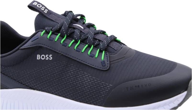 Hugo Boss Zilverstraat Heren Sneakers Blue Heren