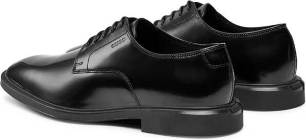 Hugo Boss Zwarte Derby Schoenen met Kwastjes Black Heren