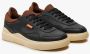 Hugo Boss Zwarte Leren Sneakers met Kleurrijke Details Black Heren - Thumbnail 2