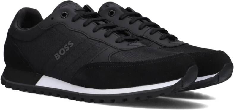 Hugo Boss Zwarte Parkour-l Runn Sneakers Black Heren