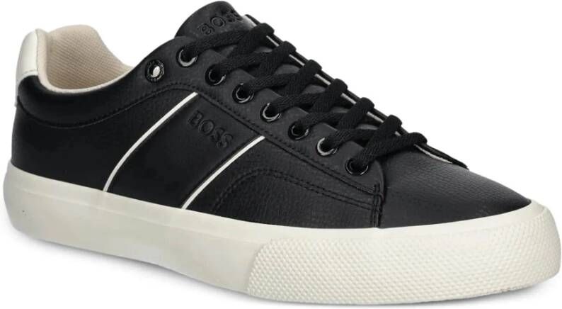 Hugo Boss Zwarte Sneaker Model 002 Black Heren