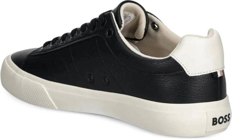 Hugo Boss Zwarte Sneaker Model 002 Black Heren