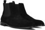 Hugo Boss Zwarte Suède Chelsea Boots Black Heren - Thumbnail 7