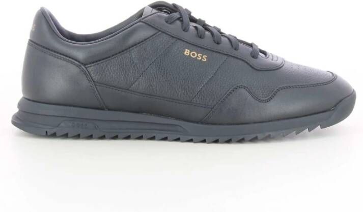 Hugo Boss Zwarte Zayn Lowp Herenschoenen Black Heren