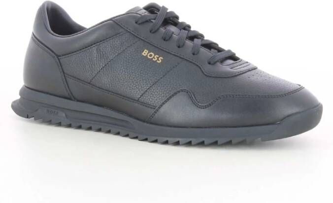 Hugo Boss Zwarte Zayn Lowp Herenschoenen Black Heren