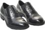 Hundred100 Zwarte Leren Oxford Schoenen Black Heren - Thumbnail 2