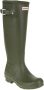 Hunter Boots Women's Original Tall Rubberlaarzen olijfgroen - Thumbnail 9