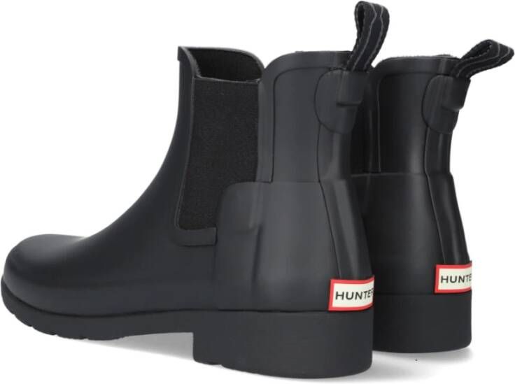 Hunter Dames Refined Chelsea Regenlaarzen Black Dames