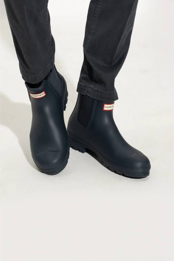 Hunter Rain Boots Blauw Heren