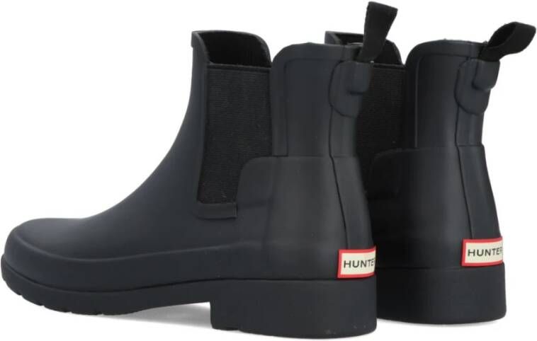 Hunter Slanke Rubberlaars Black Dames