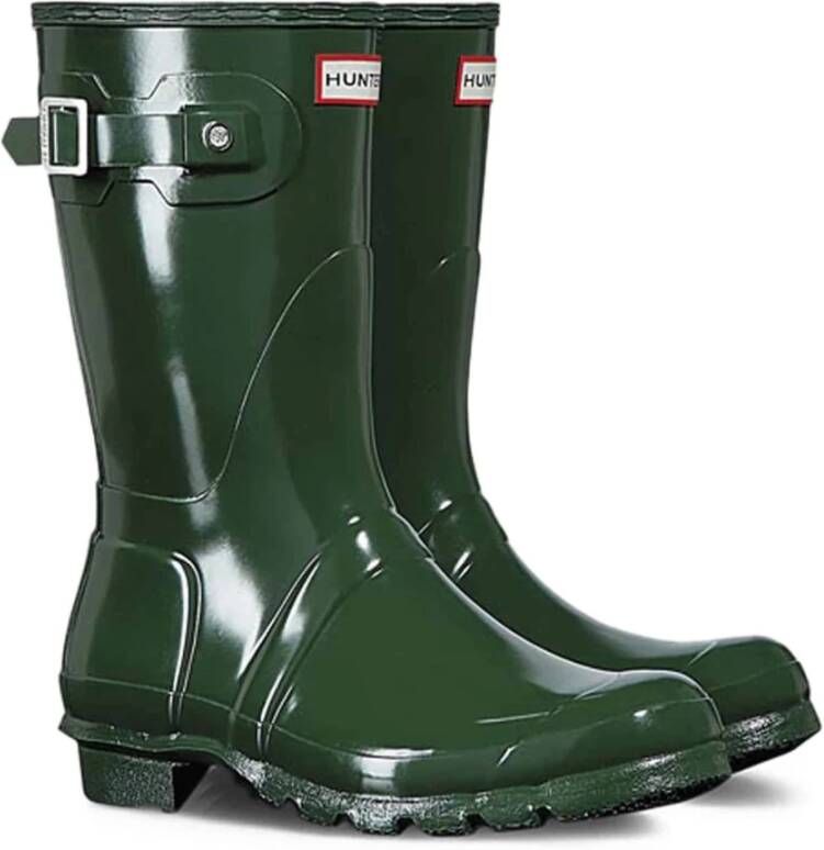 Hunter Winterlaarzen met gespdetail Green Dames