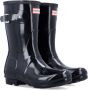 Hunter Zwarte Gesloten Schoenen Waterdichte Instaplaarzen Black Dames - Thumbnail 2